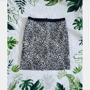 Cheetah Print Pencil Skirt